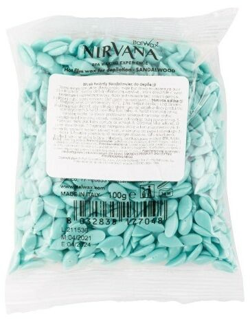 Italwax Wosk twardy w dropsach niskotemperaturowy do depilacji bezpaskowej ItalWax Sandalwood 100 g
