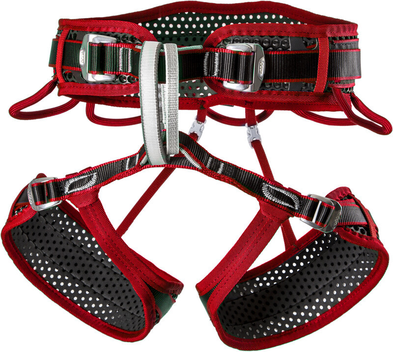 Ocun Webee Bigwall Harness, czerwony/szary XS-M 2022 Uprzęże biodrowe 4702-Red/Black-XS-M