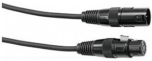 EUROLITE DMX cable XLR 5pin 10m bk, przewód DMX 30227866
