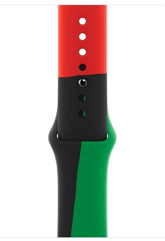 Apple Pasek sportowy z kolekcji Black Unity do koperty 44 mm rozmiar standardowy MJ4W3ZM-A