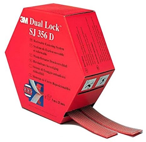 3M 3 m SJ356D Dual Lock Box power in dawstwa 10 m X 25.4 MM na rzep, przezroczysty SJ356D
