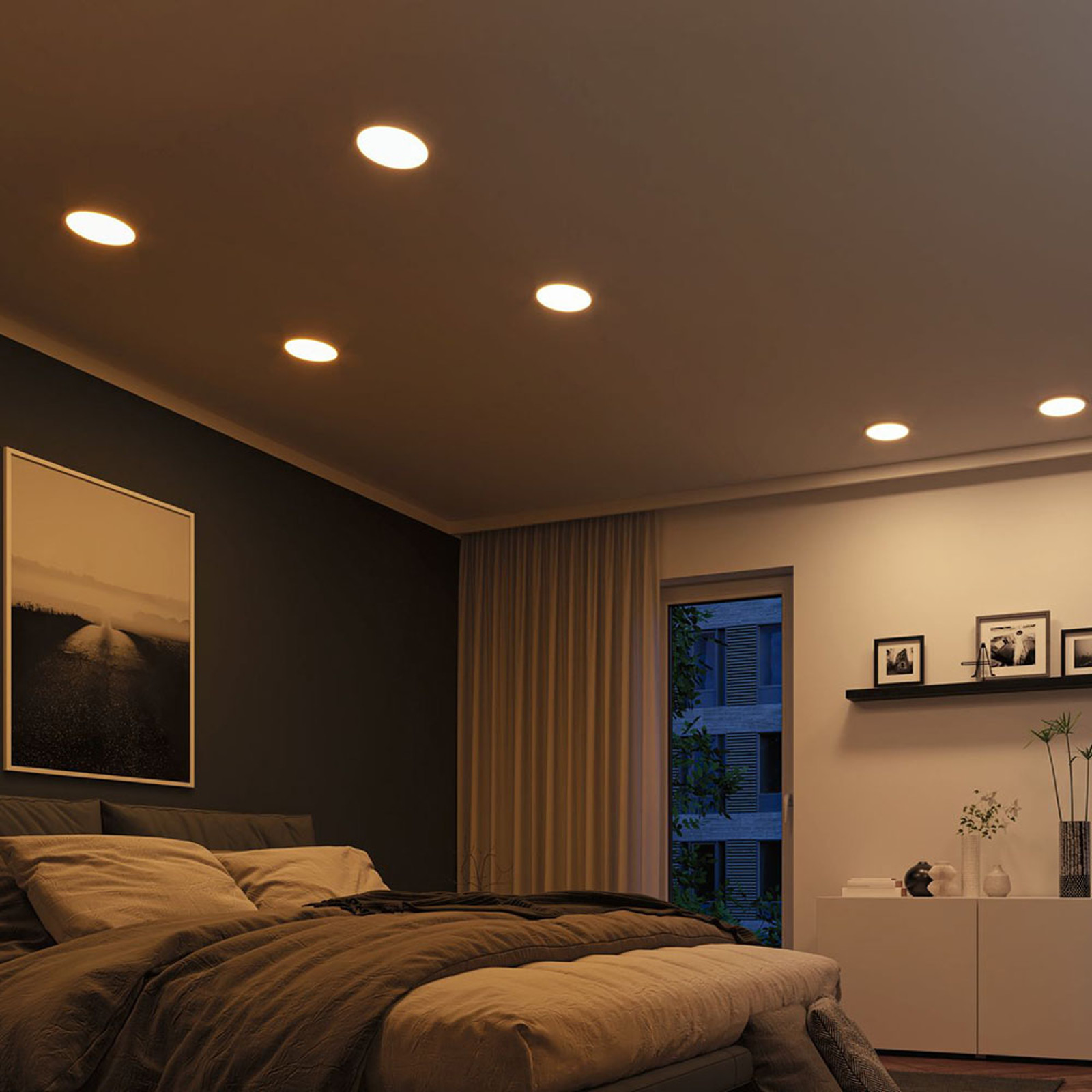 Paulmann panel LED Aero ZigBee CCT chrom 23cm