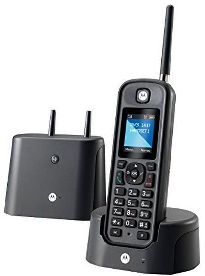 Motorola Telefon Bezprzewodowy Motorola E52000X60T1GEF03 Czarny