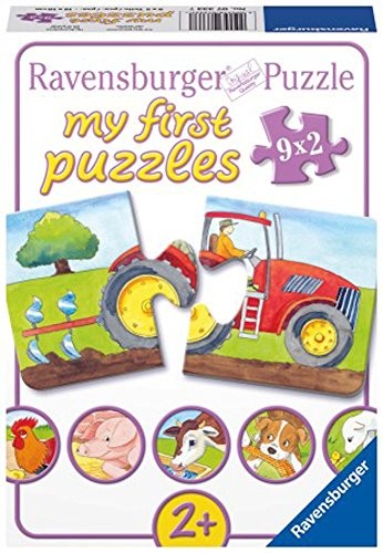 Ravensburger 07333 w komputerze gospodarstwo rolne, My First Puzzles 9 X 2