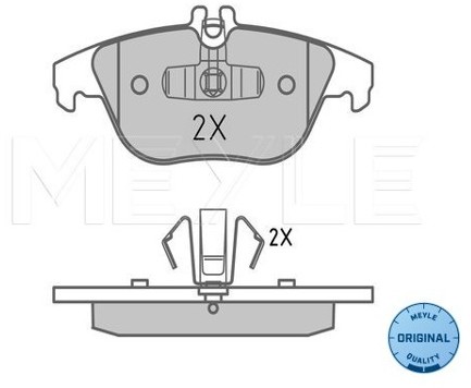 Wulf Gaertner Autoparts Zestaw klocków hamulcowych, hamulce tarczowe Wulf Gaertner Autoparts 025 242 5418