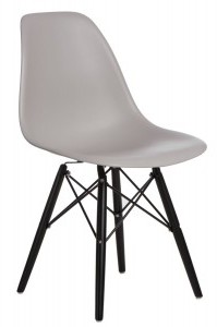 D2.Design Krzesło P016W PP light grey/black 84891