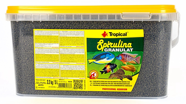 Tropical SPIRULINA GRANULAT 5L 2 2KG 60338 21551