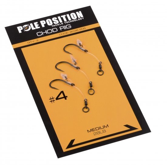 Haczyki Pole Position Chod Rig - 28lbs, roz. 4