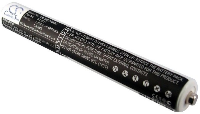 Cameron Sino Welch-Allyn B11617 800mAh 1.92Wh Ni-Cd 2.4V Cameron Sino)
