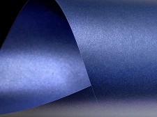 Papeterra Ciemny niebieski metalizowany gładki Cocktail Blue Angel, próbka formatu A6 120 g (ppp27) ppp27