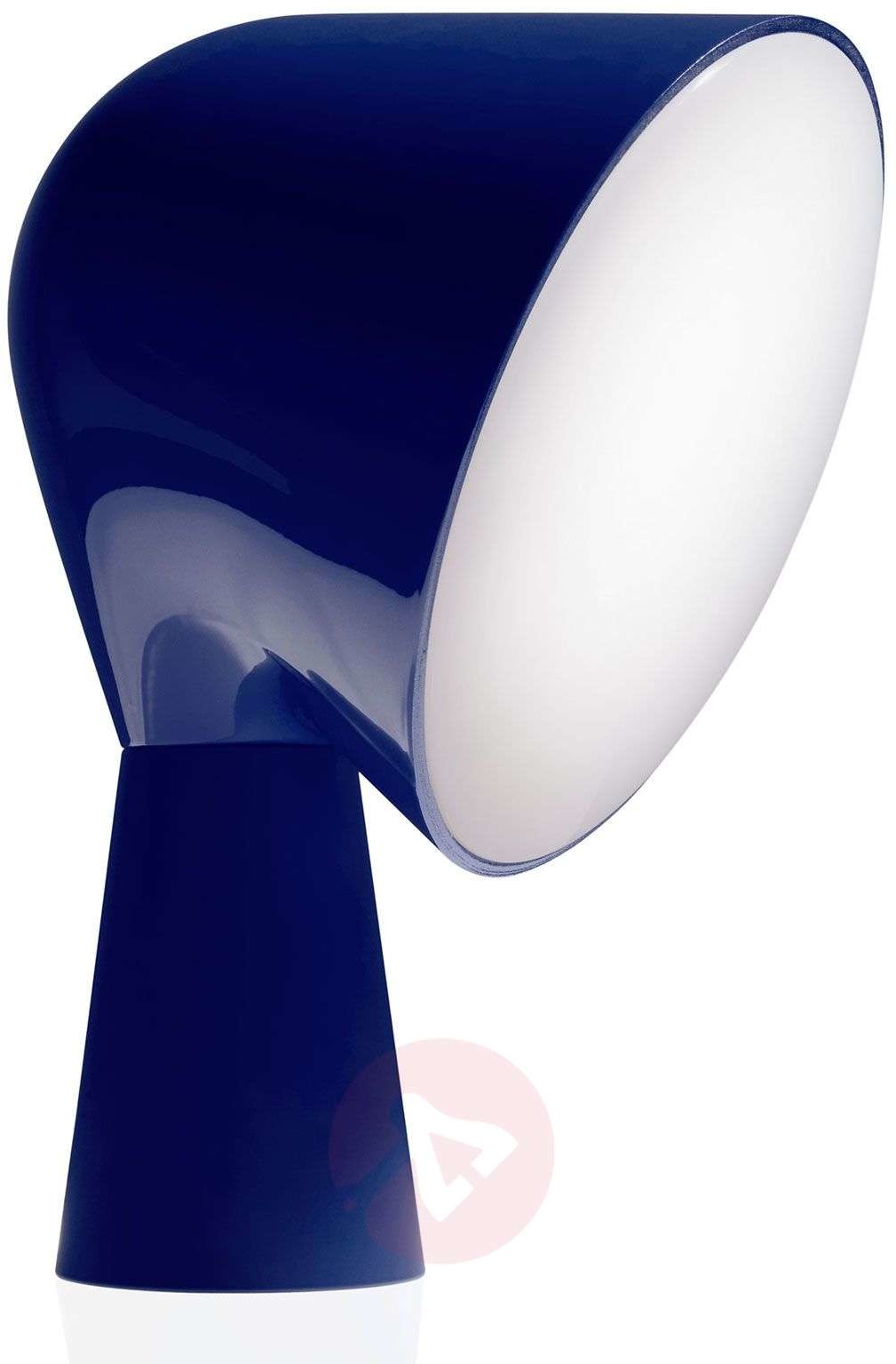 Foscarini Binic lampa stołowa, niebieska