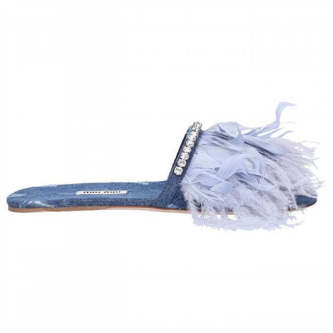 Miu Miu Miu Miu Sandały denim