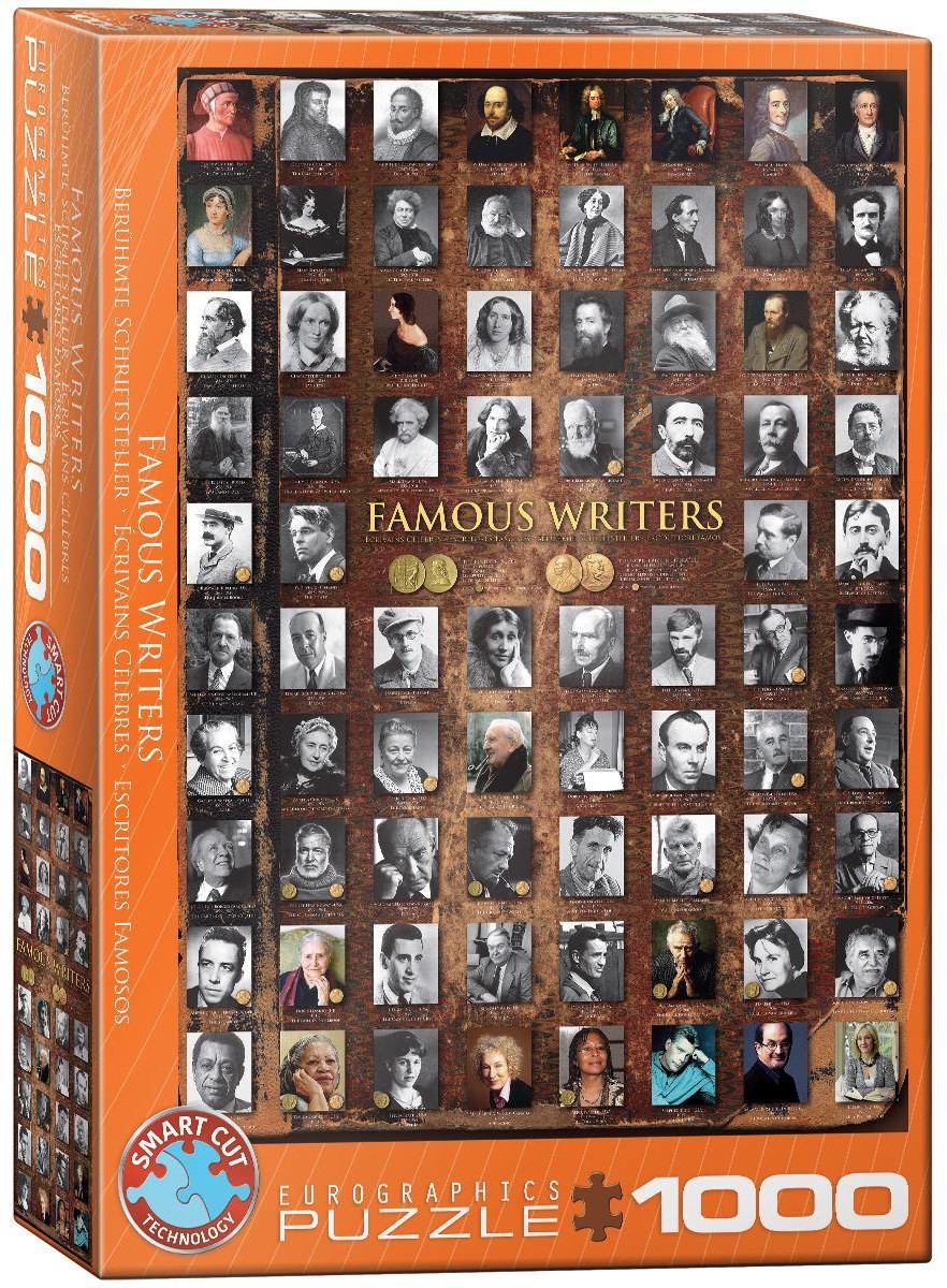 Eurographics Puzzle 1000 Famous Writers 6000-0249 -