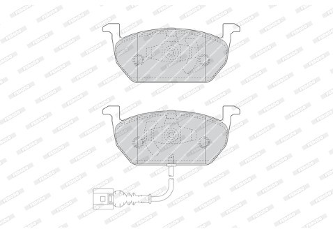 FERODO (FEDERAL-MOGUL) Zestaw klocków hamulcowych, hamulce tarczowe (FEDERAL-MOGUL) FDB4454