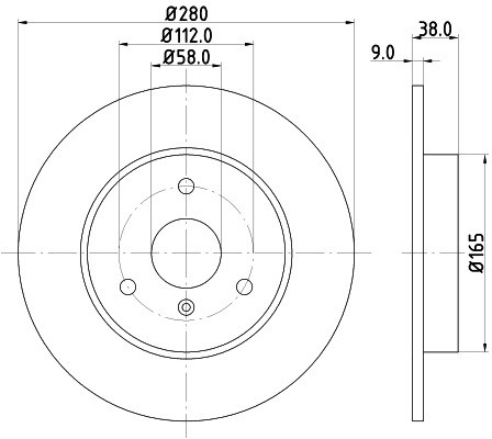 HELLA PAGID Tarcza hamulcowa PAGID 8DD355106-601