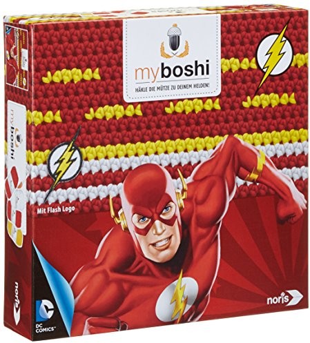NORIS gry 606311366 myboshi Super bohaterów Flash, włóczka do szydełkowania zestaw 606311366
