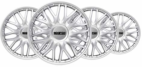 SPARCO Sparco SPC1496SV zestaw kołpaków ozdobnych Roma 14 cali srebrny SPC1496SV