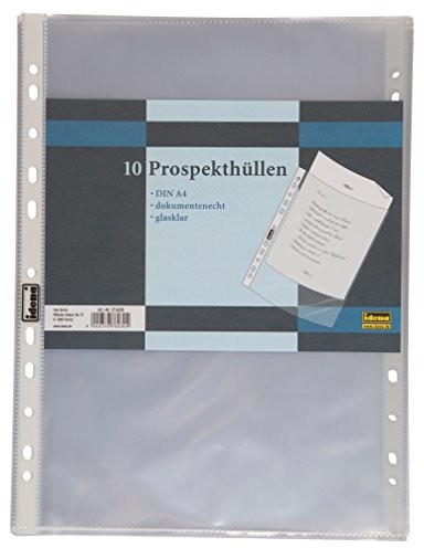 Idena 10010  Prospekthüllen Din4 10 szt. 376030