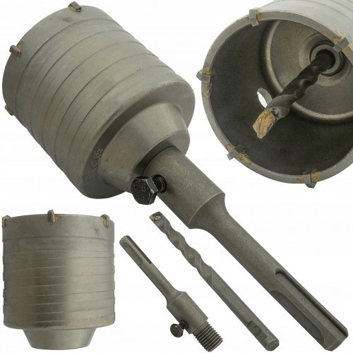 VERKE OTWORNICA DO MURU BETONU FREZ KORONKA 65MM SDS+ V05094