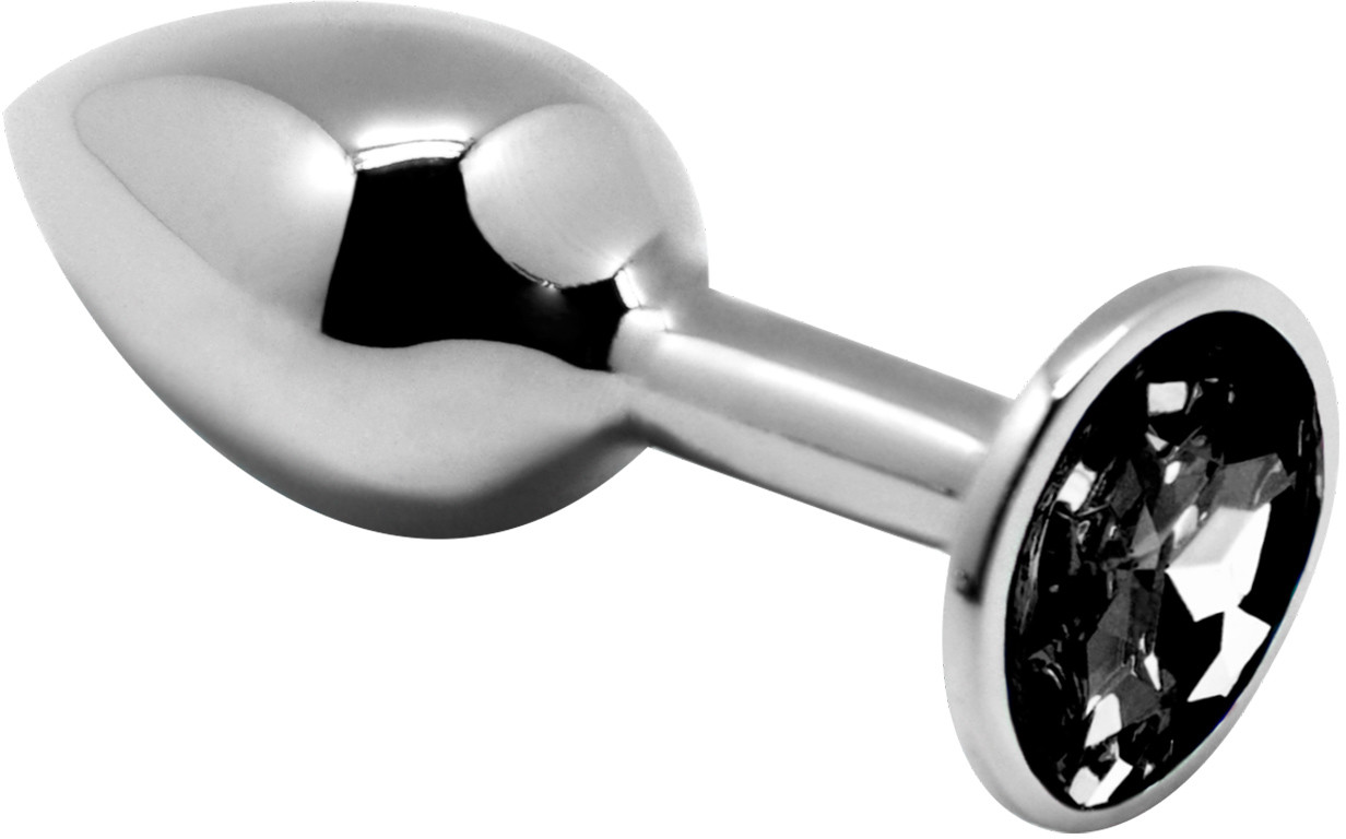 Alive Alive Mini Metal Butt Plug Anal Pleasure Black L