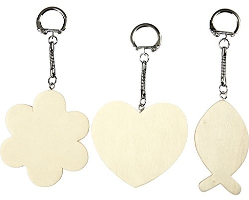 Creativ Breloczki do kluczy, rozmiar 6-7 cm, 12 sztuk 100263