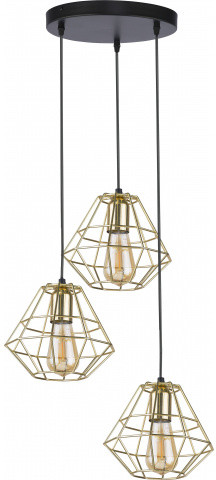 TK Lighting Lampa wisząca Diamond Gold 4451 nowoczesna oprawa w kolorze złotym