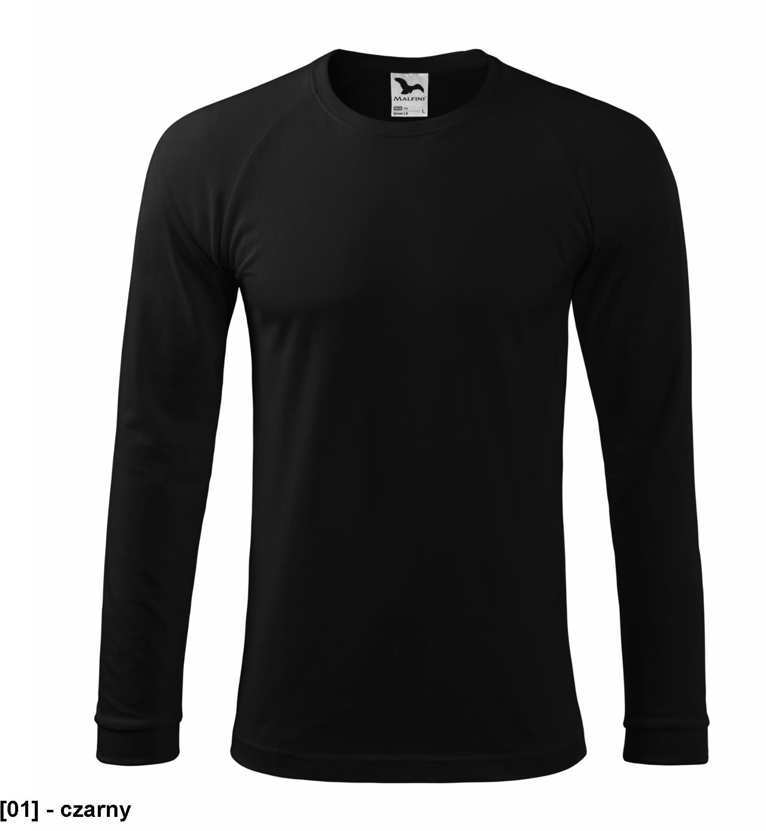 ADLER MALFINI Street LS 130 - Koszulka męska, 180 g/m, 100% bawełna, 5 kolorów - M-2XL Street LS 130