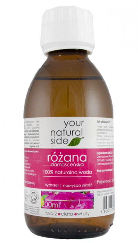 Your Natural Side 100% naturalna wodaróżana damasceńska - 200 ml YOUNR2ML