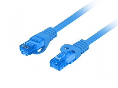 Lanberg Patchcord KAT.6A S/FTP LSZH CCA 20M niebieski fluke passed PCF6A-10CC-2000-B