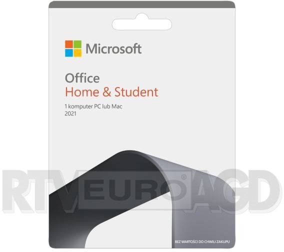 Microsoft Office Home and Student 2021 [kod aktywacyjny] 79G-05339