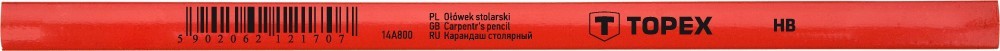 TOPEX Ołówek stolarski 14A800 HB 240 mm 14A800 14A800