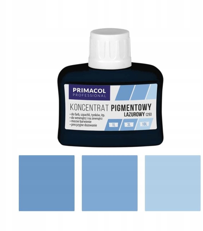 Primacol pigment do farb i tynków 80ml lazurowy