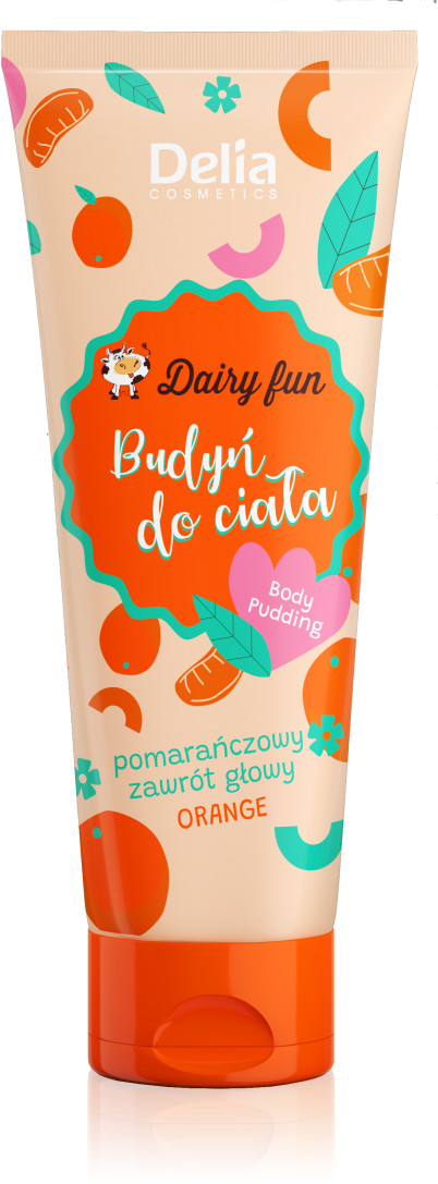 Delia DAIRY FUN BUDYŃ DO CIAŁA 250ML POMARAŃCZOWY ZAWRÓT GŁOWY 5906750800905