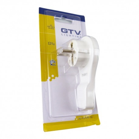 GTV Wtyczka kątowa płaska 16A 220-240 V 2P+Z Uni Schuko AE-VA1UINI-00 1887 AE-VA1UINI-00