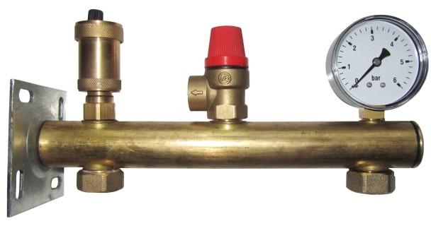 Grupa bezpieczeństwa do centralnego ogrzewania