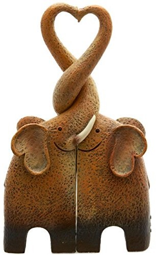 Jones home & gift Słoń rodziny-dekoracja z żywicy syntetycznej FO_29315