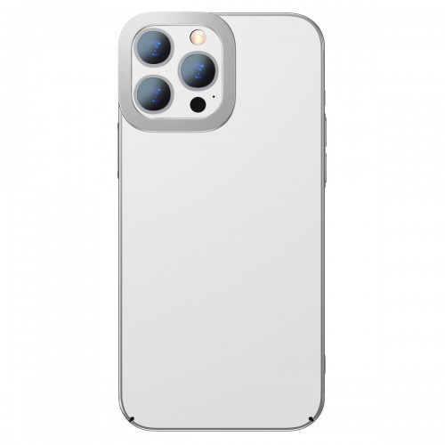 Baseus Przeźroczyste Etui Glitter do iPhone 13 Pro (srebrne)
