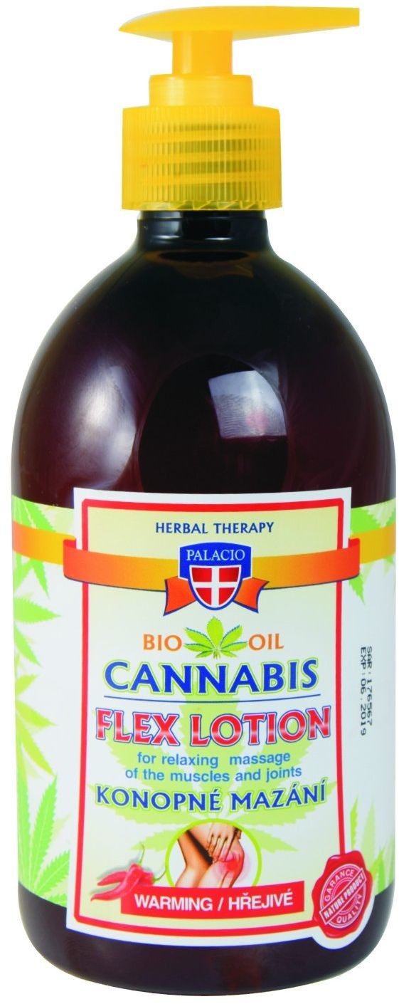 Palacio PALACIO Rozgrzewający żel do masażu CANNABIS FLEX 500ml CC65-890BE_20170708174412