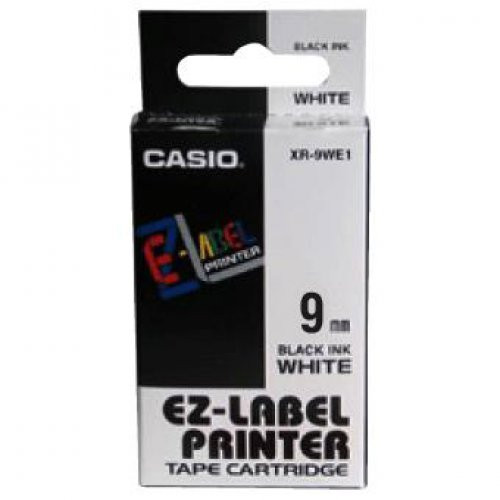 Casio oryginalny taśma do drukarek etykiet, , XR-9X1, czarny druk/przezrocz