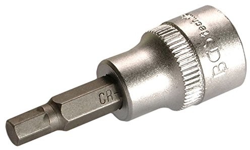 BGS wkładka bit, 10 MM, 3/8 cala, 6-kątna we wnętrzach, 5 MM, 2578