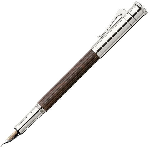 Graf von Faber-Castell , fller, klasyczny, kostrączyna, ciemnobrązowy, grawerunek 145523