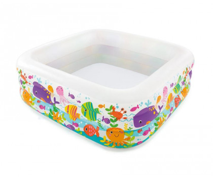 Intex Basen dmuchany Morskie Akwarium 159 x 159 x 50 cm
