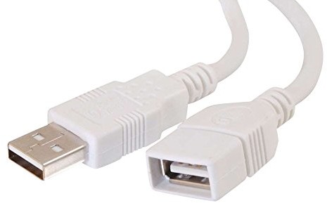 CABLESTOGO Cables To Go 81572 Verlängerungskabel (USB typu A wtyczka na gniazdo USB typu A, 3 m) Biały 757120815723