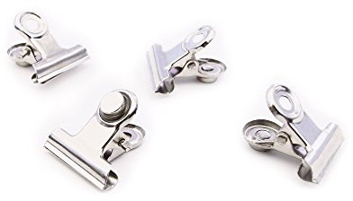 Trendform Trend kształt tf3671 magnetyczny Mini Grip Clips, 1 komplet 4, metal, chrom, 25 x 10 x 3 cm TF-TF3671