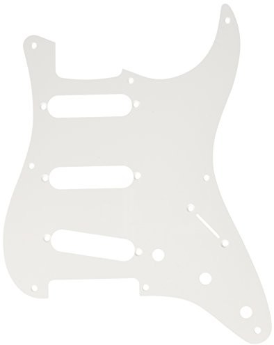 Fender STRATOCASTER PICKGUARD - '50S styl vintage - 8-HOLE - S/S Pickguard do Strat - 1-warstwowe - 3 Single Coil Routing - Kolor: biały 0992017000