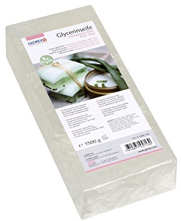 Glorex GmbH glorex 6 1600  gliceryna mydła ze standardem Öko przezroczysty z aloe vera 6 1600 162