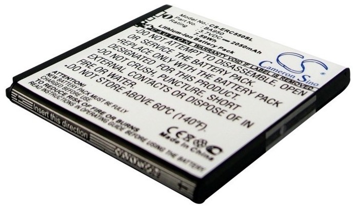 Cameron Sino Sony Ericsson C550X BA950 2050mAh 7.59Wh Li-Ion 3.7V