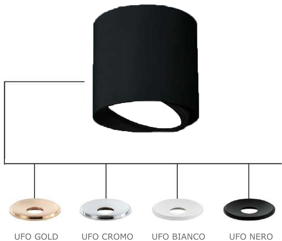 Orlicki Design Oprawa sufitowa Neo Nero Mobile Ufo Bianco OR83910 OR83910
