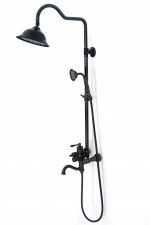 Rea VINTAGE OLD BLACK Zestaw natryskowy z baterią P2367 P2367
