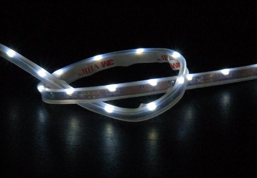 Simoni Racing simoni Racing FPL/5 W zestaw słodycze, jonowie Bare superelastyczne z 21 diodami LED paski silikonowe zakryte długość 50 cm, White, 2 sztuki FPL/5W